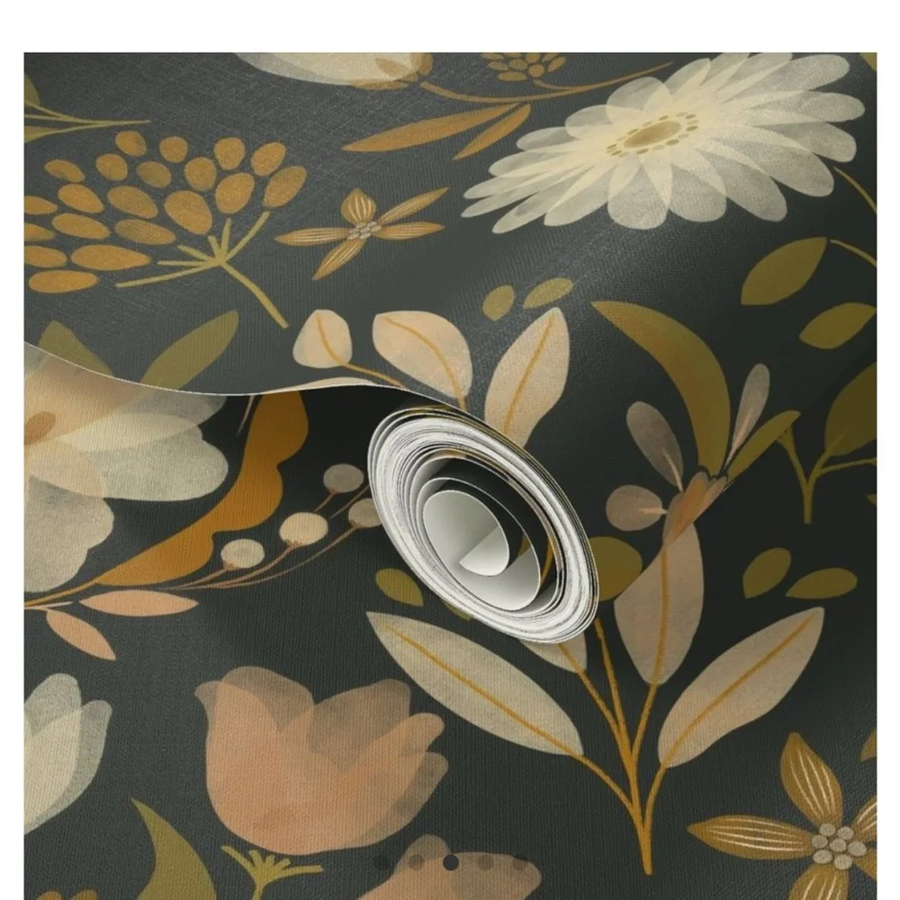 Vintage Garden Vinyl Wallpaper by Vivian Yiwing #2